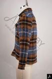 Orange & Blue Plaid Flannel Overshirt / Shacket