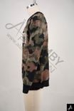 Camouflage Crew Neck Sweatshirt with "CHARLOTTE" Print