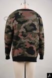 Camouflage Crew Neck Sweatshirt with "CHARLOTTE" Print