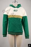 Color Block Hoodie with Chest Logo