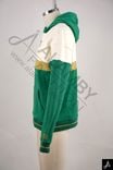 Color Block Hoodie with Chest Logo