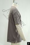 Men's Taupe Crew Neck Oversized Casual Short‑Sleeve T‑Shirt