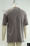 Men's Taupe Crew Neck Oversized Casual Short‑Sleeve T‑Shirt