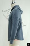 Men's Dark Grey Solid Color Pullover Long‑Sleeve Hoodie