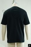 Men's Solid Black Crew Neck Basic Short‑Sleeve T‑Shirt