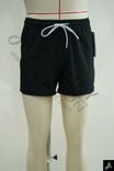 Men's Black Solid Quick‑Dry Drawstring Casual Sports Beach Shorts