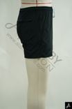Men's Black Solid Quick‑Dry Drawstring Casual Sports Beach Shorts