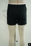 Men's Black Solid Quick‑Dry Drawstring Casual Sports Beach Shorts