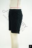 Men's Black Casual Cotton Jersey Shorts