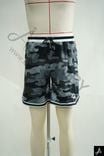 Men's Camouflage Print Athletic Shorts, Elastic Waist Casual Sport Shorts