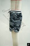 Men's Camouflage Print Athletic Shorts, Elastic Waist Casual Sport Shorts