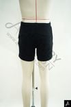 Men's Black Solid Casual Shorts, Elastic Waist Drawstring Summer Shorts