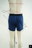 Men's Blue Solid Athletic Shorts, Elastic Waist Casual Running Shorts