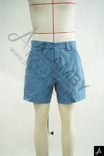 Men's Light Blue Casual Chino Shorts, Classic Solid Color Summer Shorts