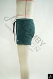 Men's Dark Green Solid Athletic Shorts, Elastic Waist Casual Running Shorts