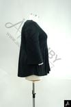 Women's Plus Size Black Long Sleeve Top, Loose Fit Casual Blouse
