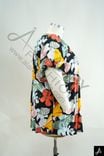 Floral Print V-Neck Short Sleeve Blouse