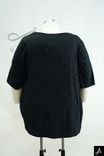 Solid Black V-Neck 3/4 Sleeve Top