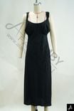 Women Plus Size Black Sleeveless Cami Midi Dress