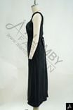 Women Plus Size Black Sleeveless Cami Midi Dress