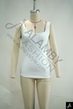 White Basic Scoop Neck Cami Tank Top