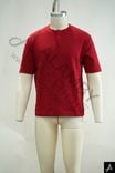 Men's 100% Cotton Short Sleeve Crew Neck T-Shirt, Red