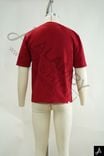 Men's 100% Cotton Short Sleeve Crew Neck T-Shirt, Red