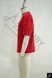 Men's 100% Cotton Crew Neck Short Sleeve T-Shirt, Red