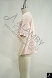 Men's 100% Cotton Crew Neck Short Sleeve T-Shirt, Light Pink