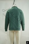 Men's 100% Cotton Long Sleeve Pique Polo Shirt, Dark Green