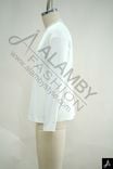 Men's 100% Cotton Crew Neck Long Sleeve T-Shirt, White