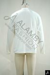 Men's 100% Cotton Crew Neck Long Sleeve T-Shirt, White