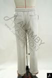 Men's 100% Cotton Casual Drawstring Pants, Light Gray