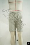 Men's 100% Cotton Casual Drawstring Shorts, Light Gray