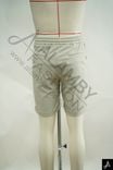 Men's 100% Cotton Casual Drawstring Shorts, Light Gray