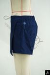 Navy Mini A-line Woven Skort