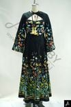 Black Sweetheart Square Neck Long Sleeve Floral Printed Maxi Woven Dress
