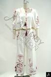 Embroidered Loungewear Two-Piece Set