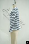 Striped Long Sleeve Crew Neck Top