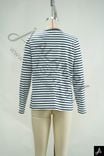 Striped Long Sleeve Crew Neck Top