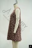 Polka Dot Sleeveless Mini Pinafore Dress