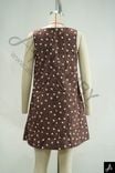 Polka Dot Sleeveless Mini Pinafore Dress