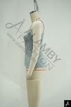 Grey Ribbed Square Neck Cami Tank Top