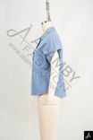 Chambray Collared Short‑Sleeve Shirt