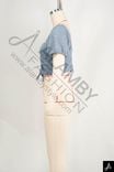 Square Neck Puff‑Sleeve Cropped Blouse