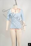 Square Neck Short‑Sleeve Knit Top