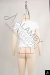 V‑Neck Short‑Sleeve Knit Top