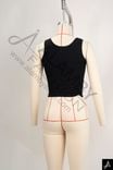 Square Neck Button‑Front Cropped Cami Top