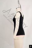 Square Neck Button‑Front Sleeveless Bodysuit