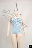 Square Neck Contrast‑Piping Sleeveless Cami Top
